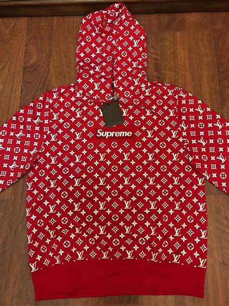 authentic louis vuitton supreme hoodie|supreme louis vuitton hoodie where to buy.